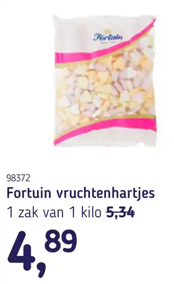 Van Hoeckel Fortuin vruchtenhartjes aanbieding