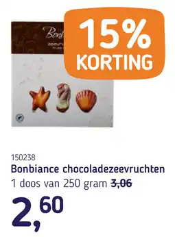 Van Hoeckel Bonbiance chocoladezeevruchten aanbieding