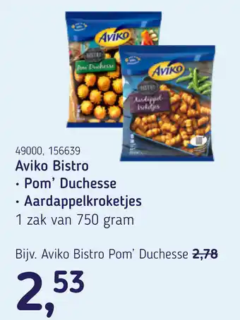 Van Hoeckel Aviko Bistro aanbieding