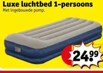 Kruidvat Luxe luchtbed 1persoons aanbieding