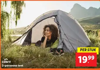 Lidl CRIVIT 2 persoons tent aanbieding