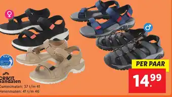 Lidl CRIVIT Sandalen aanbieding