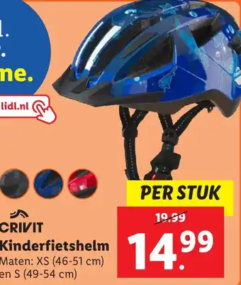 Lidl CRIVIT Kinderfietshelm aanbieding