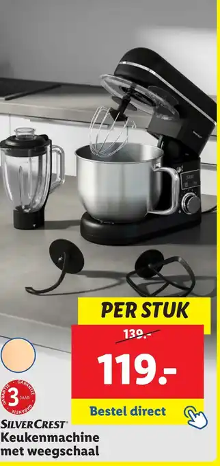 Lidl SILVERCREST Keukenmachine met weegschaal aanbieding