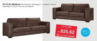 Woonsquare 212+2 zits Modena aanbieding