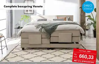 Woonsquare Complete boxspring Veneto aanbieding