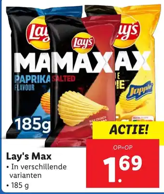 Lidl Lay's Max aanbieding