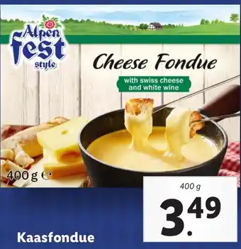 Lidl Kaasfondue aanbieding
