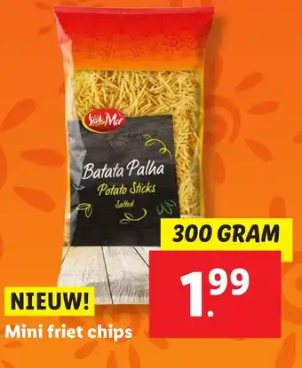 Lidl Mini friet chips aanbieding