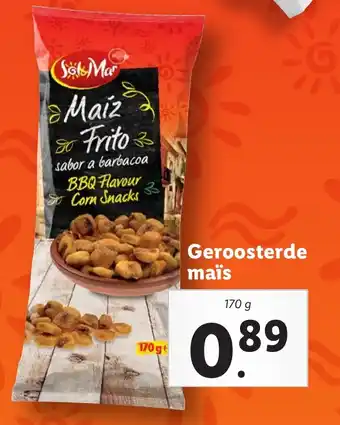 Lidl Geroosterde maïs aanbieding