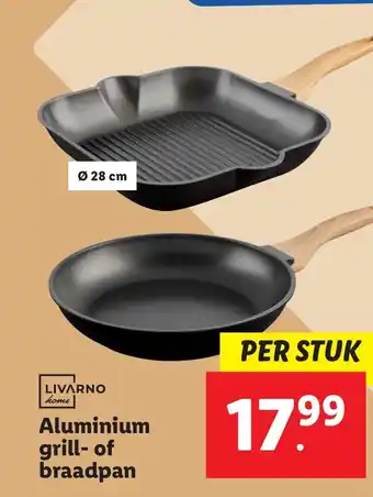 Lidl Aluminium grill of braadpan aanbieding
