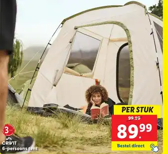 Lidl CRIVIT 6 persoons tent aanbieding