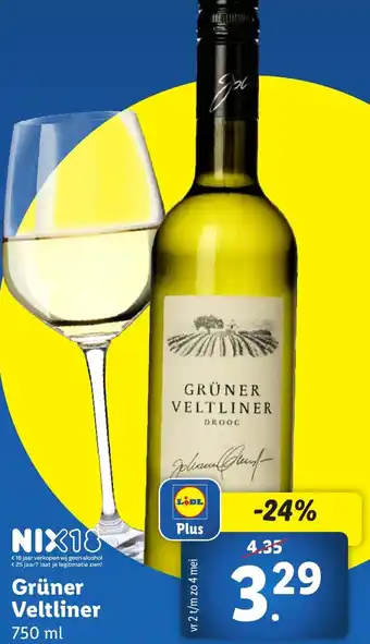 Lidl Grüner Veltliner aanbieding