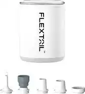Bol.com Flextail Gear luchtbed pomp Tiny Pump X2 - Oplaadbare luchtbedpomp - 400LM lantaarn - 3-in-1 - Wit aanbieding
