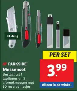 Lidl PARKSIDE Messenset aanbieding