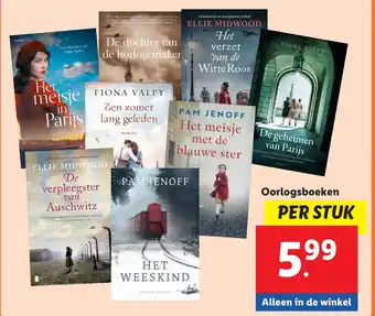 Lidl Oorlogsboeken aanbieding