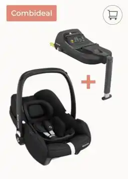 Prenatal Maxi-Cosi Cabriofix i-size black + Maxi-Cosi Cabriofix i-size base aanbieding