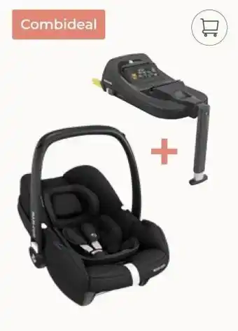 Prenatal Maxi-Cosi Cabriofix i-size black + Maxi-Cosi Cabriofix i-size base aanbieding