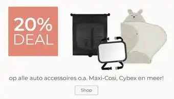 Prenatal 20% DEAL op alle auto accessoires o.a. Maxi-Cosi, Cybex en meer! aanbieding
