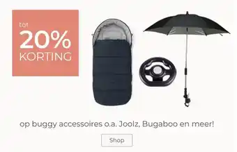 Prenatal tot 20% KORTING op buggy accessoires o.a. Joolz, Bugaboo en meer! aanbieding