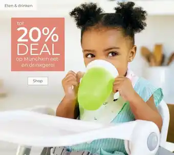 Prenatal tot 20% DEAL op Munchkin eet- en drinkgerei aanbieding