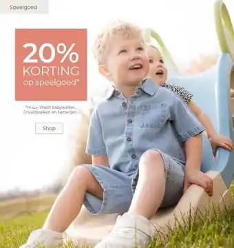 Prenatal 20% KORTING op speelgoed* aanbieding