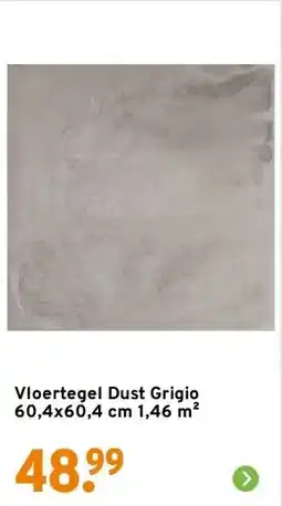 GAMMA Vloertegel Dust Grigio aanbieding