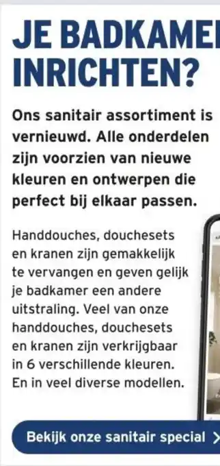 GAMMA Je badkamer inrichten? aanbieding
