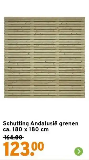 GAMMA Schutting Andalusië grenen aanbieding