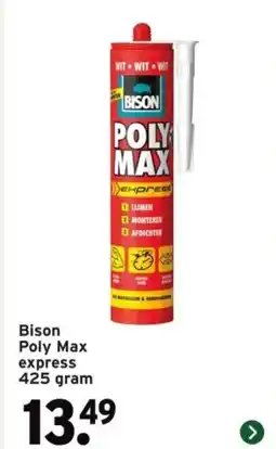 GAMMA Bison Poly Max express aanbieding