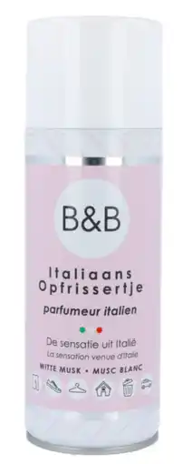 De Online Drogist B&B Italiaans Wasparfum Opfrissertje Witte Musk 400ML aanbieding