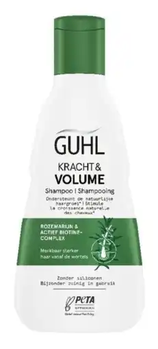 De Online Drogist Guhl Kracht & Volume Shampoo Rozemarijn 250ML aanbieding