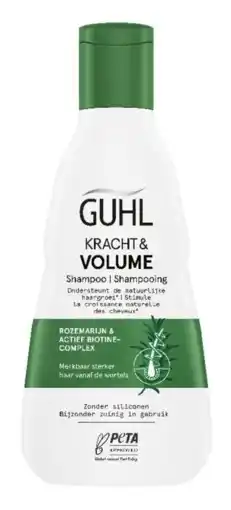 De Online Drogist Guhl Kracht & Volume Shampoo Rozemarijn 250ML aanbieding