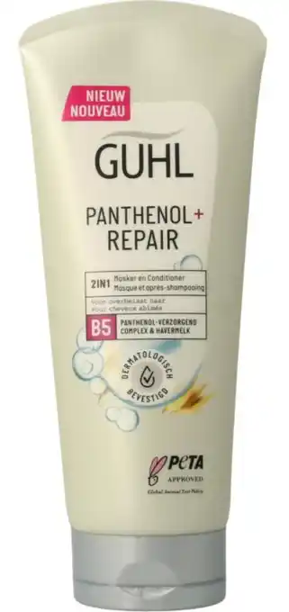 De Online Drogist Guhl Panthenol + Repair 2in1 Masker en Conditioner 200ML aanbieding