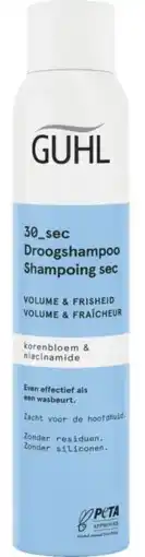 De Online Drogist Guhl 30_sec Droogshampoo Korenbloem & Niacinamide Volume 200ML aanbieding