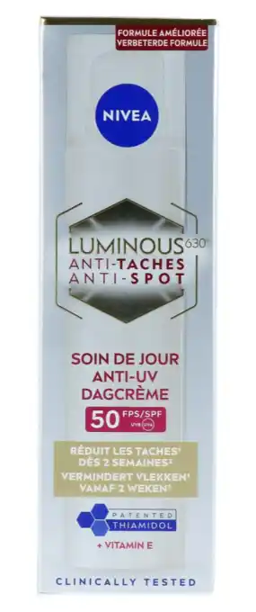 De Online Drogist Nivea Cellular Luminous Anti-Spot Dagcrème SPF50 1ST aanbieding