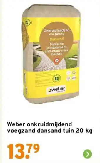 GAMMA Weber onkruidmijdend voegzand dansand tuin aanbieding
