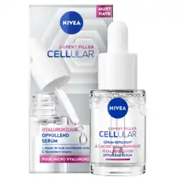 De Online Drogist Nivea Cellular Expert Filler Hyaluron Vullend Serum 15ML aanbieding