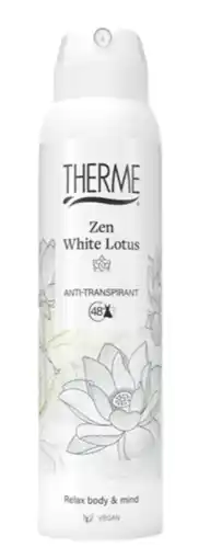 De Online Drogist Therme Zen White Lotus Anti-Transpirant Spray 150ML aanbieding