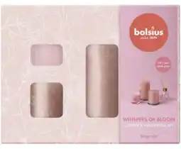 De Online Drogist Bolsius Whisper Of Bloom Candle & Fragrance Set Magnolia 1ST aanbieding