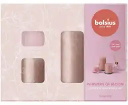 De Online Drogist Bolsius Whisper Of Bloom Candle & Fragrance Set Magnolia 1ST aanbieding