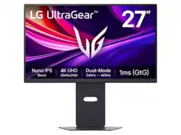 MediaMarkt LG Ultragear 27g850a-b - 27 Inch 3840 X 2160 (ultra Hd 4k) 1 Ms 240 Hz aanbieding