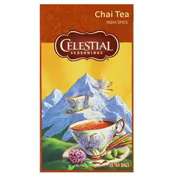 Holland & Barrett Celestial Seasonings Chai Tea India Spice - 20 theezakjes aanbieding