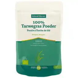 Holland & Barrett Holland & Barrett 100% Tarwegras Poeder Biologisch - 100 gram aanbieding