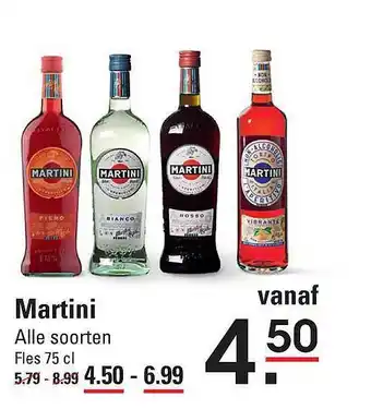 Sligro Martini aanbieding
