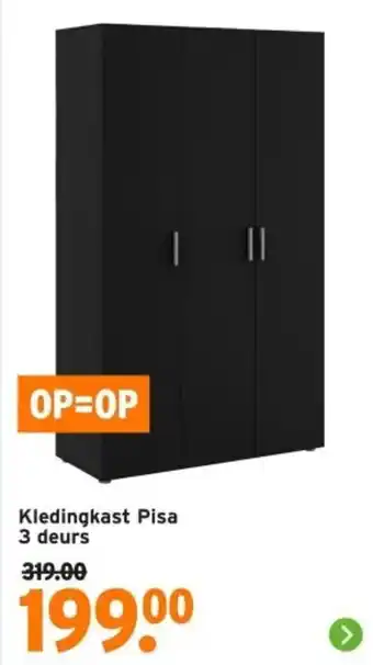 GAMMA Kledingkast Pisa aanbieding