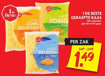 Dekamarkt Geraspte kaas 150/175g aanbieding