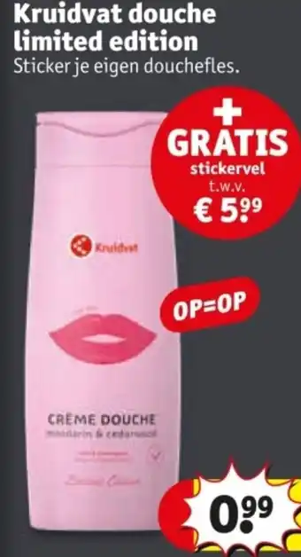 Kruidvat Kruidvat douche limited edition aanbieding