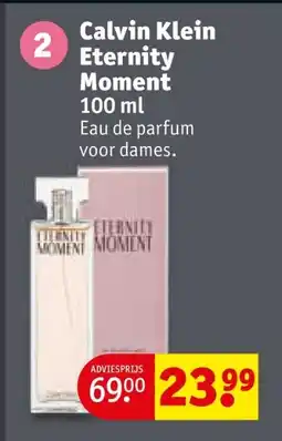 Kruidvat Calvin Klein Eternity aanbieding