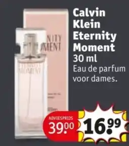 Kruidvat Calvin Klein Eternity Moment aanbieding